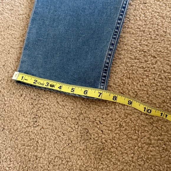 Re/Done 70s Stove Pipe Jeans- High Rise Straight ADEDBLUE Wash- Size 30- NWT - Picture 12 of 13
